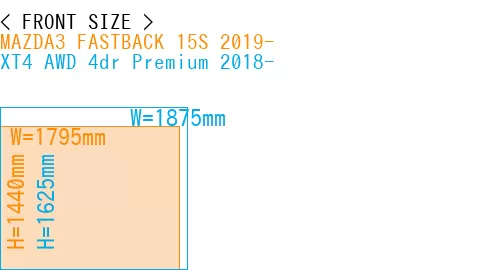 #MAZDA3 FASTBACK 15S 2019- + XT4 AWD 4dr Premium 2018-